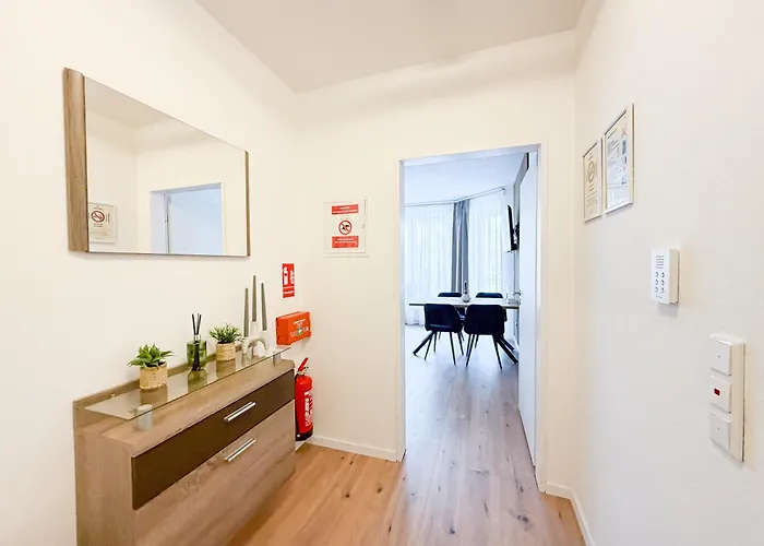 Modernes Mit Balkon & Parkplatz, Wifi- K#1 アパート オスターホルツ＝シャルムベック